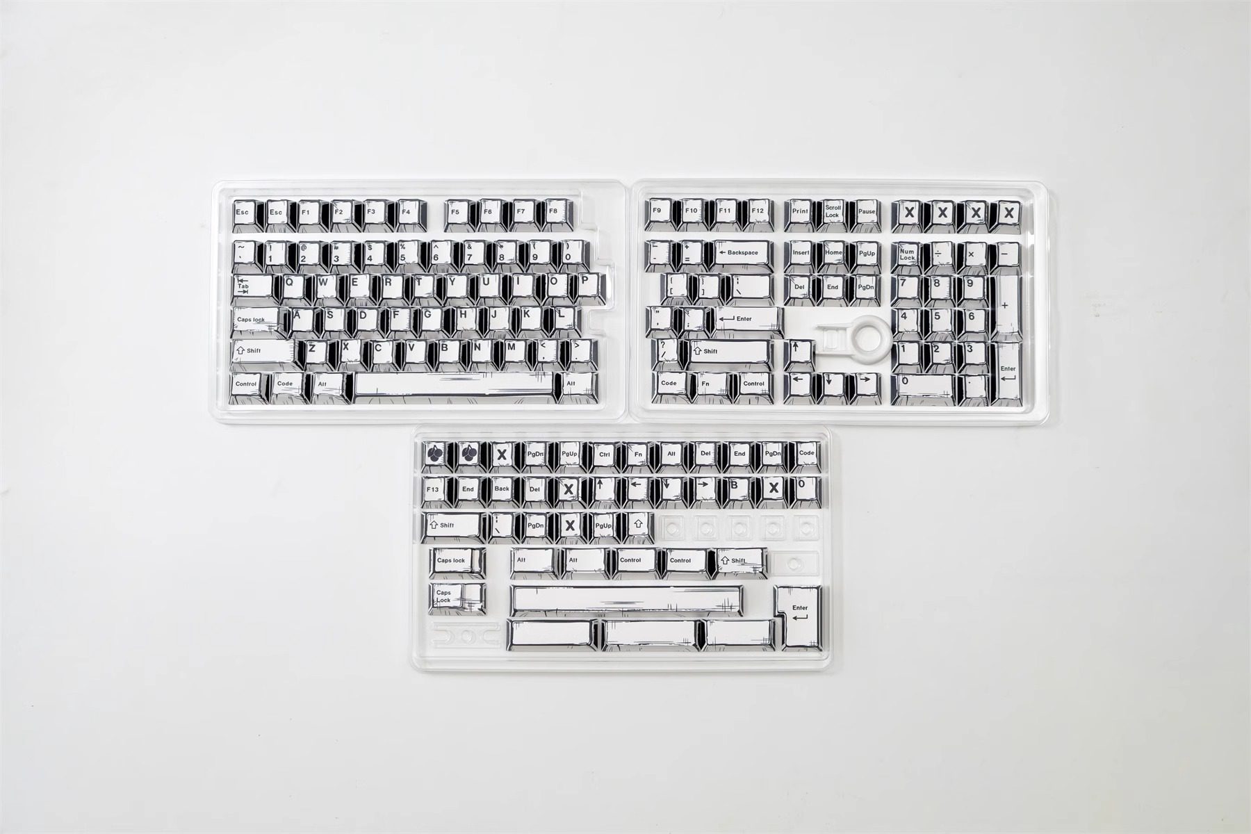 Comics PBT Keycaps