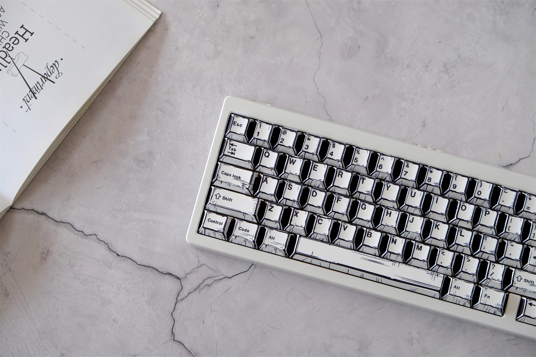 Comics PBT Keycaps