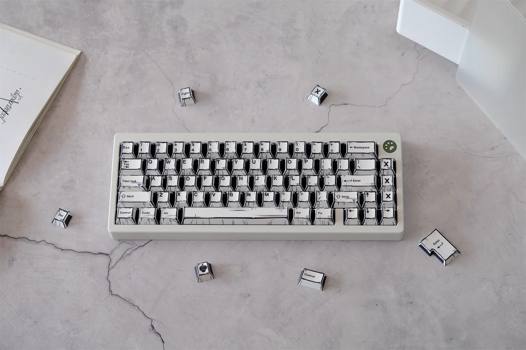 Comics PBT Keycaps