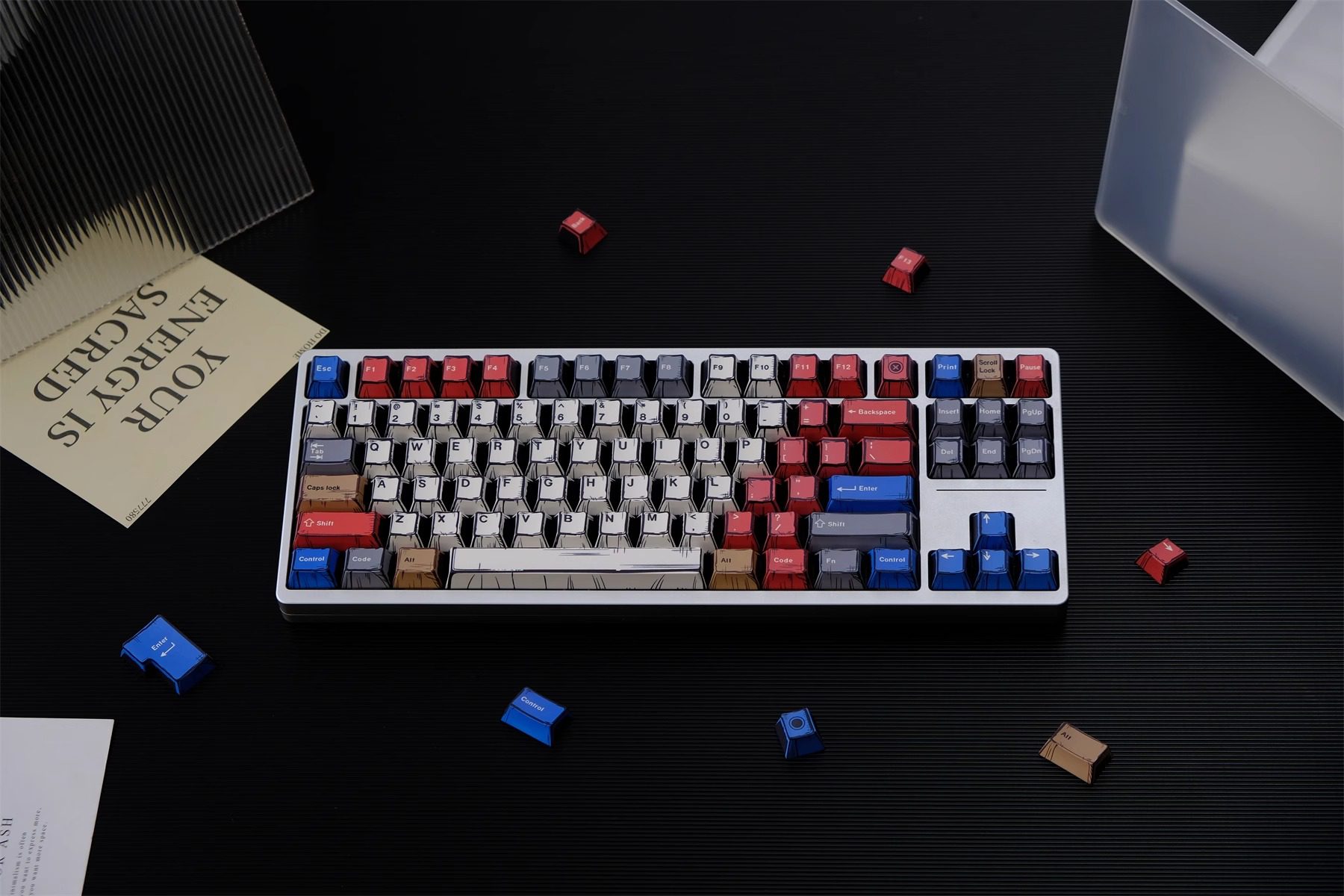 Comics Mixed Lights Keycaps