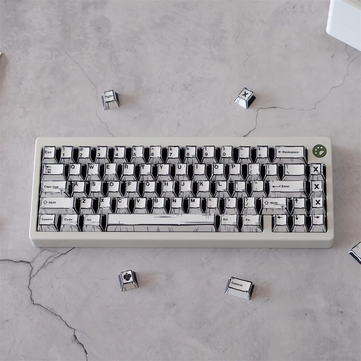 Comics PBT Keycaps